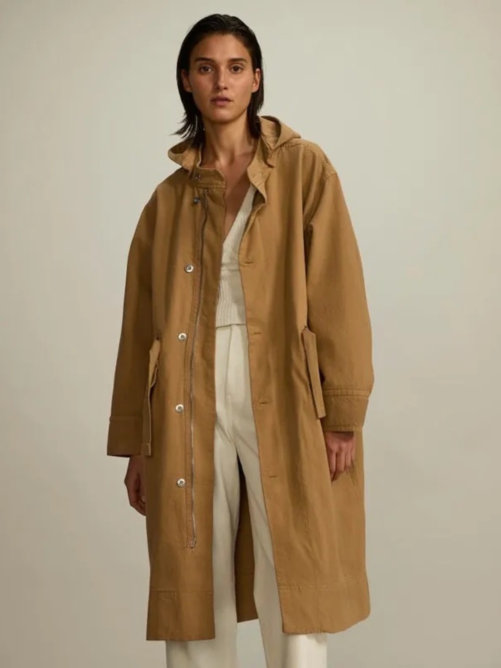 Everlane Canvas Organic Cotton Parka 
- size xs (oversized fit)